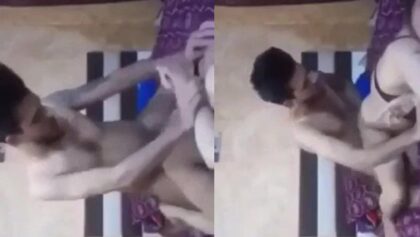 شاب هايج ينيك بنت عمه في طيزها ويفتحها بالعافية سكس مصري اقارب